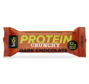 BARRA PROTEIN CRUNCHY BAR DARK CHOCOLATE - 50G - BIO2