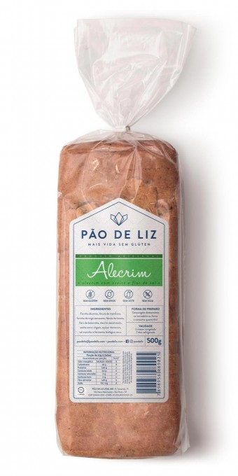 PÃO ALECRIM - 500G - PÃO DE LIZ