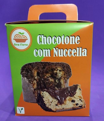 PANETONE RECHEADO DE NUCCELA 600G NEWFLAVOR