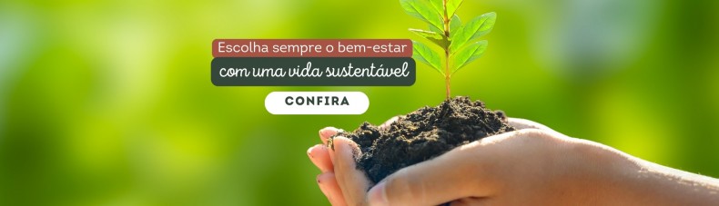 Banner vida sustentável