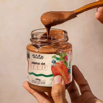 CREME DE BARU COM CACAU - 200G - ARTE CHOCOLATE