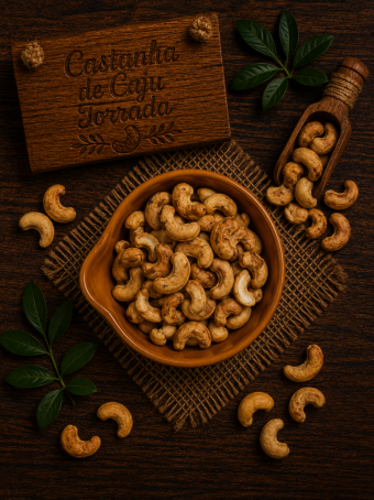 CASTANHA DE CAJU TORRADA A GRANEL