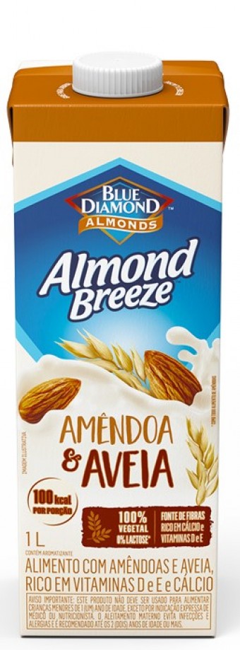LEITE DE AMENDOA E AVEIA 1L ALMOND BREEZE