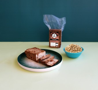 TOFU DEFUMADO COM TOMATE SECO E ORÉGANO - 40G - TOFU BAHIA