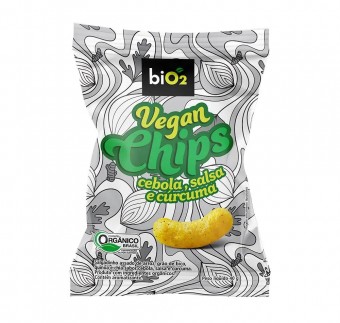 CHIPS CEBOLA, SALSA E CURCUMA 40G BIO2