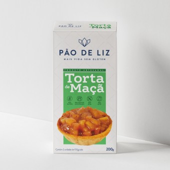 TORTA DE MAÇA - 200G - PÃO DE LIZ