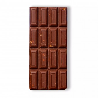 CHOCOLATE 50% CACAU COM AVELÃ - 75G - ARTE CHOCOLATE