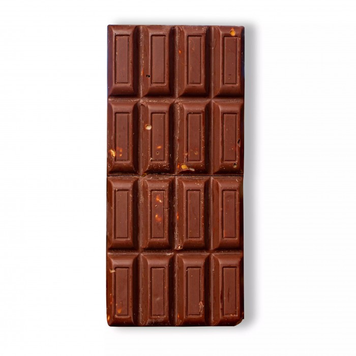 CHOCOLATE 50% CACAU COM AVELÃ - 75G - ARTE CHOCOLATE