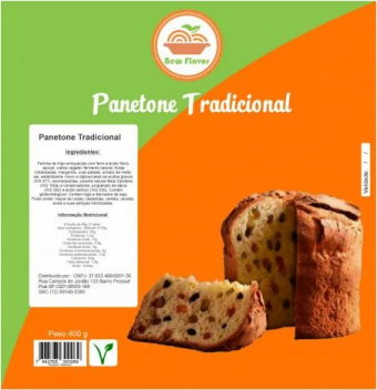 PANETONE FRUTAS CRISTALIZADAS 300G NEWFLAVOR