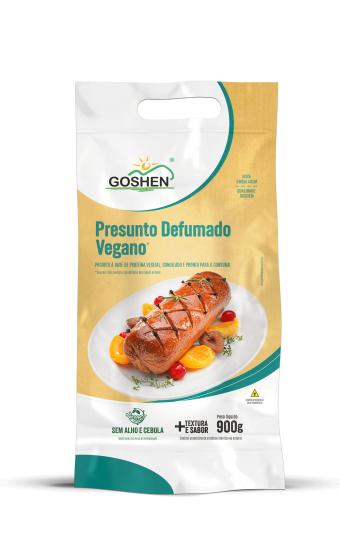 PRESUNTO DEFUMADO VEGANO "TENDER" 900G - GOSHEN