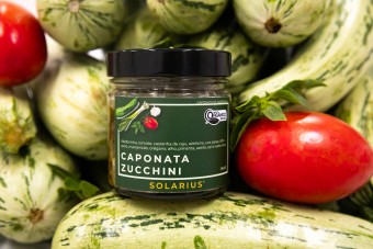 CAPONATA DE ZUCCHINI ORGÂNICA - 190G - SOLARIUS