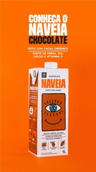 LEITE VEGETAL CHOCOLATE - 1L - NAVEIA