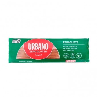 MACARRÃO ESPAGUETE INTEGRAL ZERO GLÚTEN URBANO  500G