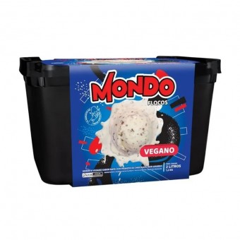 SORVETE 2L FLOCOS MONDO