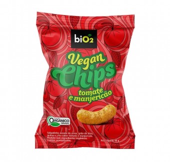 CHIPS TOMATE E MANJERIÇÃO 40G BIO2