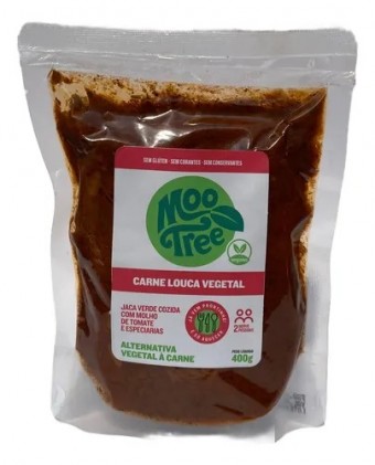 CARNE JACA LOUCA VEGETAL  MOO TREE 400G