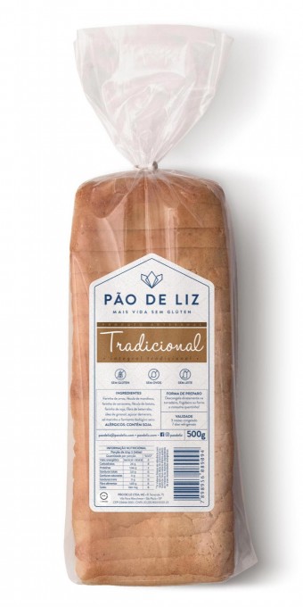 PÃO TRADICIONAL - 500G - PÃO DE LIZ