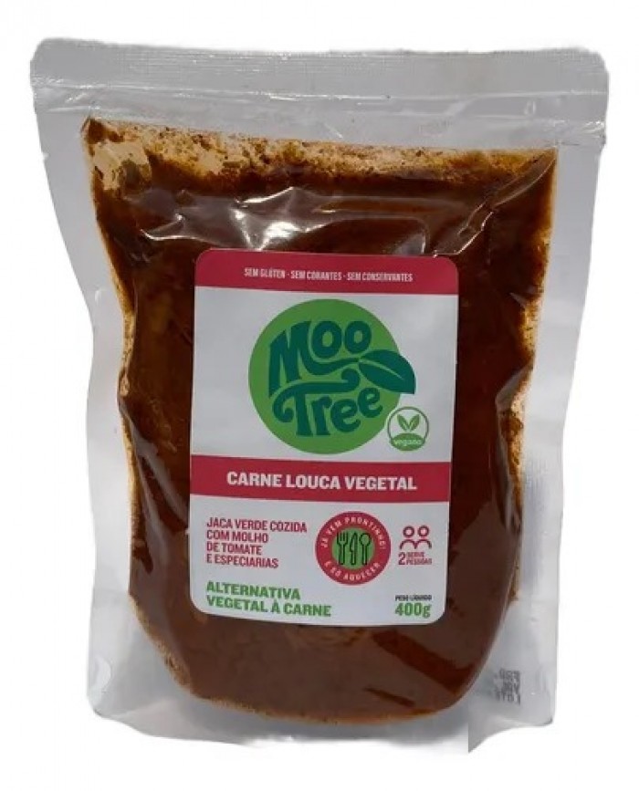 CARNE JACA LOUCA VEGETAL  MOO TREE 400G