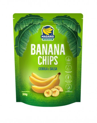 BANANA CHIPS CEBOLA E SALSA  50G MAGARIO