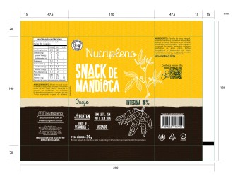 SNACK DE MANDIOCA QUEIJO - 30G - NUTRIPLENO
