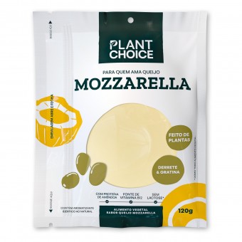 QUEIJO MOZZARELLA - 120G - PLANT CHOICE