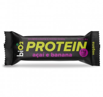 BARRA PROTEIN AÇAÍ E BANANA - 45G - BIO2