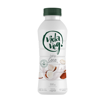 IOGURTE COCO NATURAL COM PROBIOTICO - 500ML - VIDAVEG
