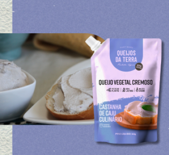 QUEIJO CREMOSO FERMENTADO CASTANHA DE CAJU CULINÁRIO