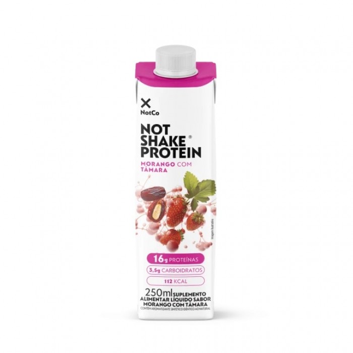 NOT SHAKE PROTEIN MORANGO COM TAMARA 250ML NOTCO