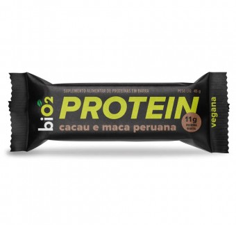 BARRA PROTEIN CACAU E MACA PERUANA - 45G - BIO2