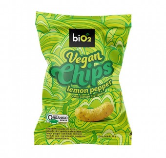 CHIPS LEMON PEPPER COM LIMÃO SICILIANO 40G BIO2