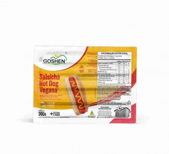 VEGGES SALSICHA "HOT DOG 15CM" - 300G - GOSHEN