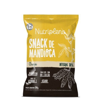 SNACK DE MANDIOCA QUEIJO - 30G - NUTRIPLENO