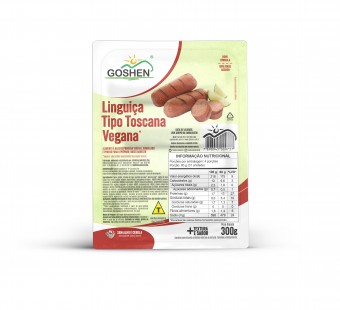VEGGES LINGUIÇA "TOSCANA" DE SOJA - 300G - GOSHEN