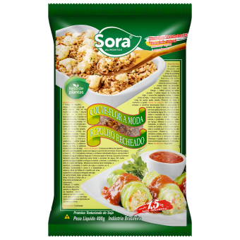 PROTEINA DE SOJA GRANULADA NATURAL - 400G - SORA