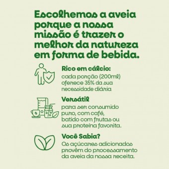LEITE  DE AVEIA ORIGINAL 2L NATURAL ONE
