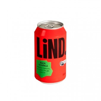 KOMBUCHA MAÇA E CANELA - 350ML - LiND
