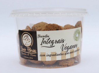 BISCOITO DE MINAS INTEGRAL DE BANANA, AVEIA E MELADO - 250G - VOVÓ FLÓRIA