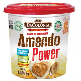 PASTA DE AMENDOIM AMENDO POWER 500G DACOLONIA