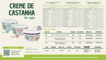CREME  DE CASTANHA DE CAJU ERVAS FINAS COM PESTO - 180GR - VIDAVEG