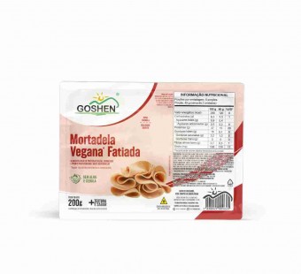 MORTADELA DE SOJA FATIADA - 200G - GOSHEN