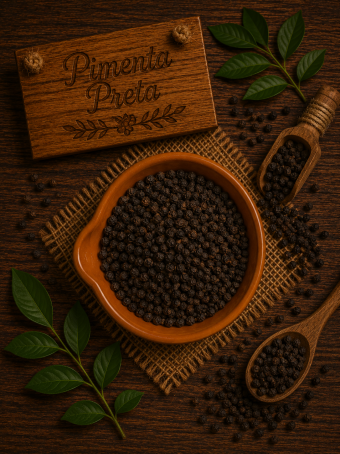 PIMENTA PRETA EM GRÃOS 50G